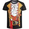 Wacky Spoof Pirate Digital Print T Shirt With Breathable Polyester For Youth Summer Casual Wear