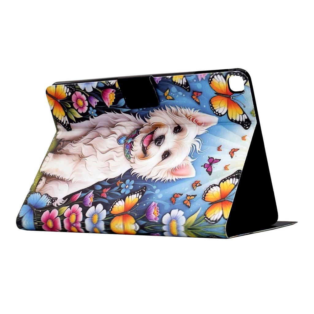 Ständerhülle für Samsung Galaxy Tab S6 Lite (2024)/(2022)/(2020) (SM-P610/615) Musterdruck Tablet Lederhülle