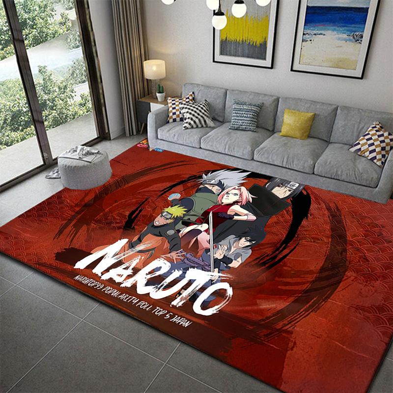 

Naruto Anime Themed Floor Rug Non-Slip Durable Mat for Living Room Home Decor 60x90cm