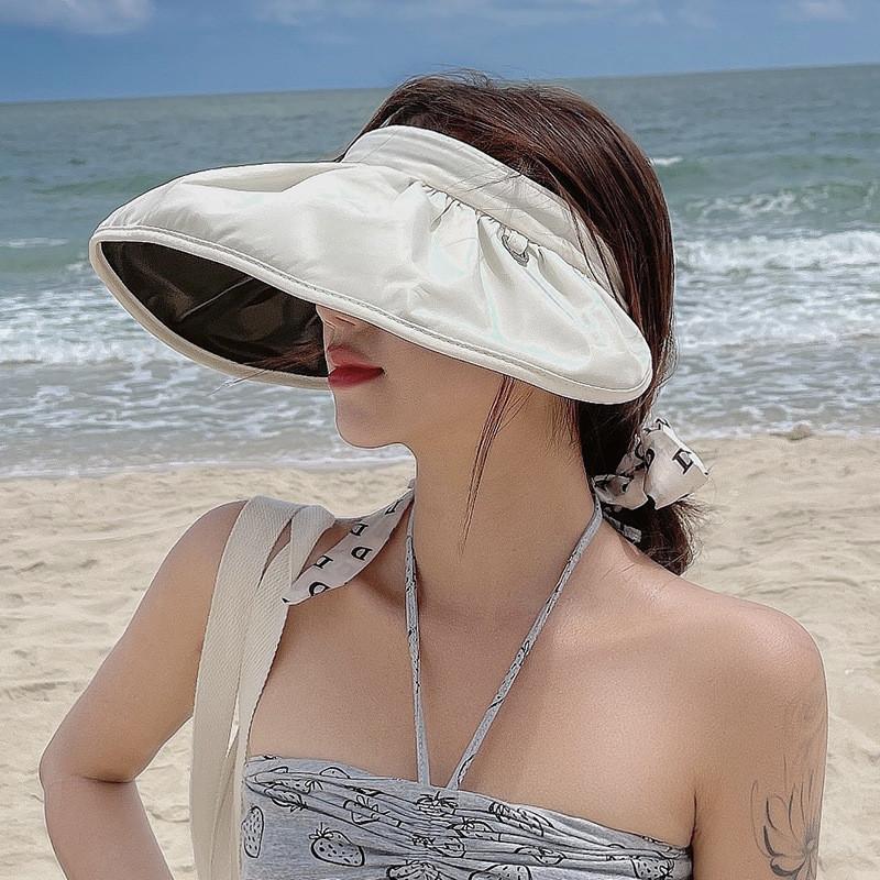 

Шикарная дышащая кепка-ракушка с защитой от УФ-лучей, шляпа от солнца для женщин, различных цветов бежевый