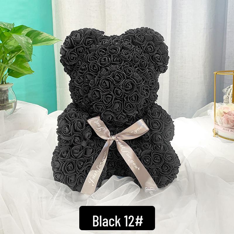 High-Grade Rose Foam Bear Gift - Perfect for Valentine's Day, Anniversaries, and Birthdays