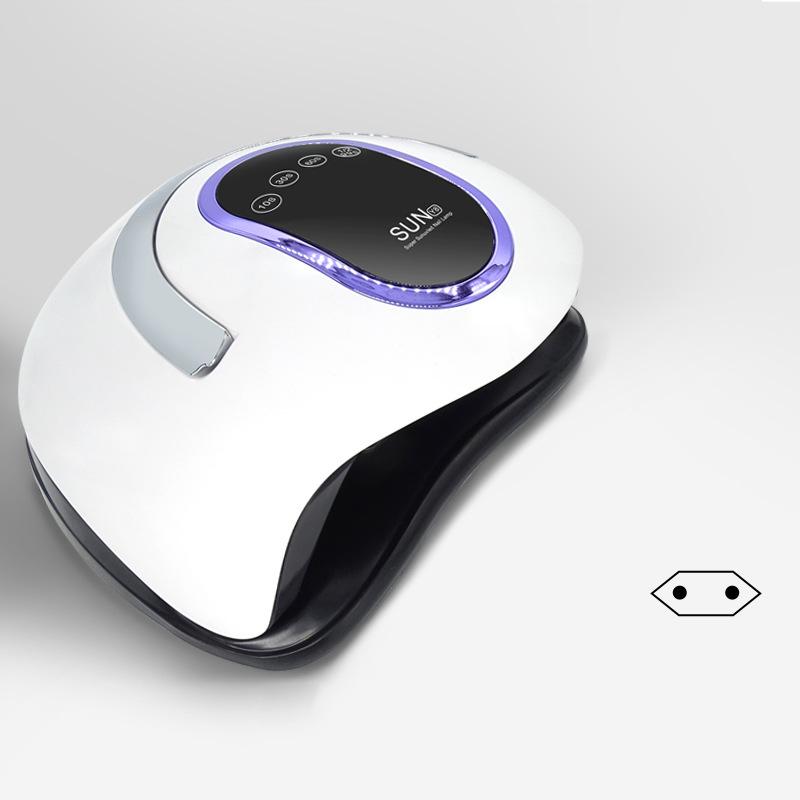 

168 Вт УФ-светодиодная лампа, 36 шт., лампа для сушки ногтей, автоматический датчик, машина для дизайна ногтей, профессиональная машина для сушки гель-лака EU Plug