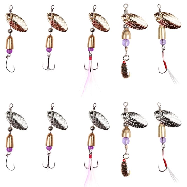 Bass Trout Spinner Metal Lure Sea Fishing Metal Lure Water Fishing Metal Baits