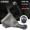 High Quality Manual 5 Speed Gear Shift Knob For VW Polo 9N 9N2 2002-2009 Car Stick Gear Shifter Lever Knob Leather Boot