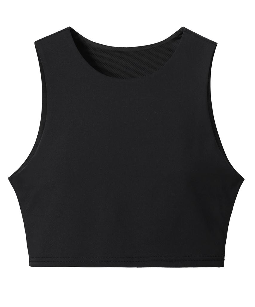 DANP Soft Tension Crop Top Black