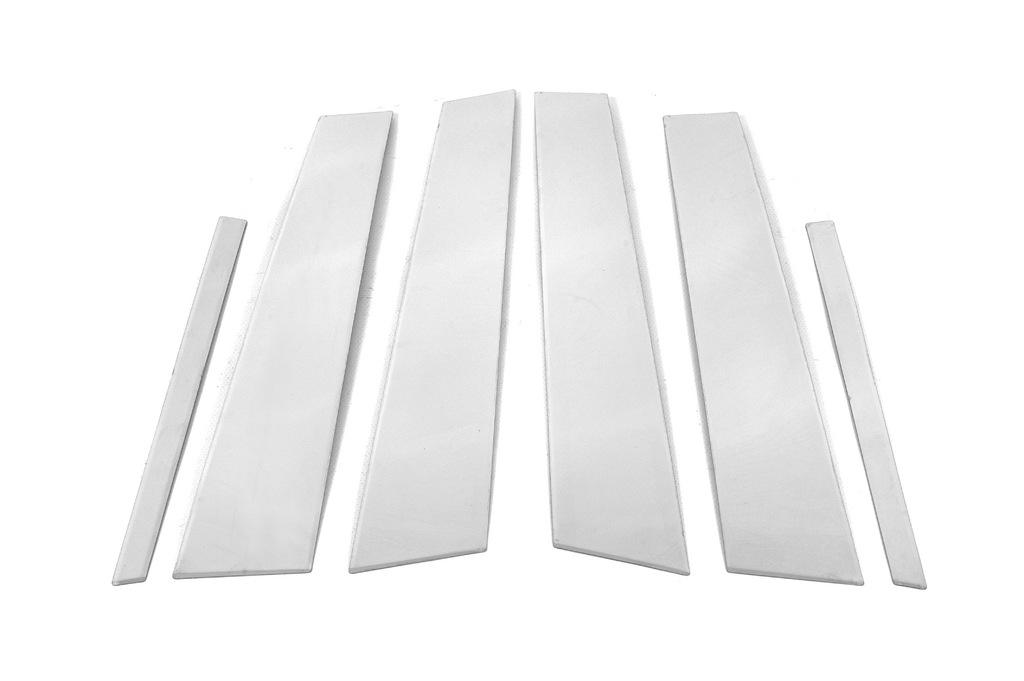 

door pillar trims (6 pcs, stainless steel) for Mercedes C-class W204 2007-2015