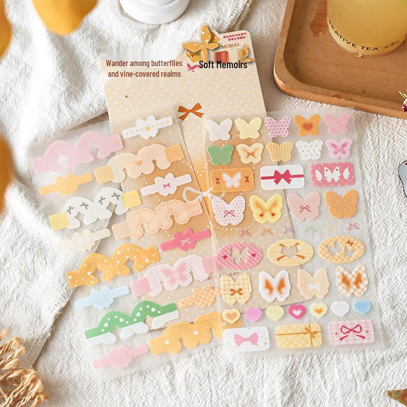 Декоративные стикеры Mu Ran Soft Memoir для DIY-журналов и коллажей
