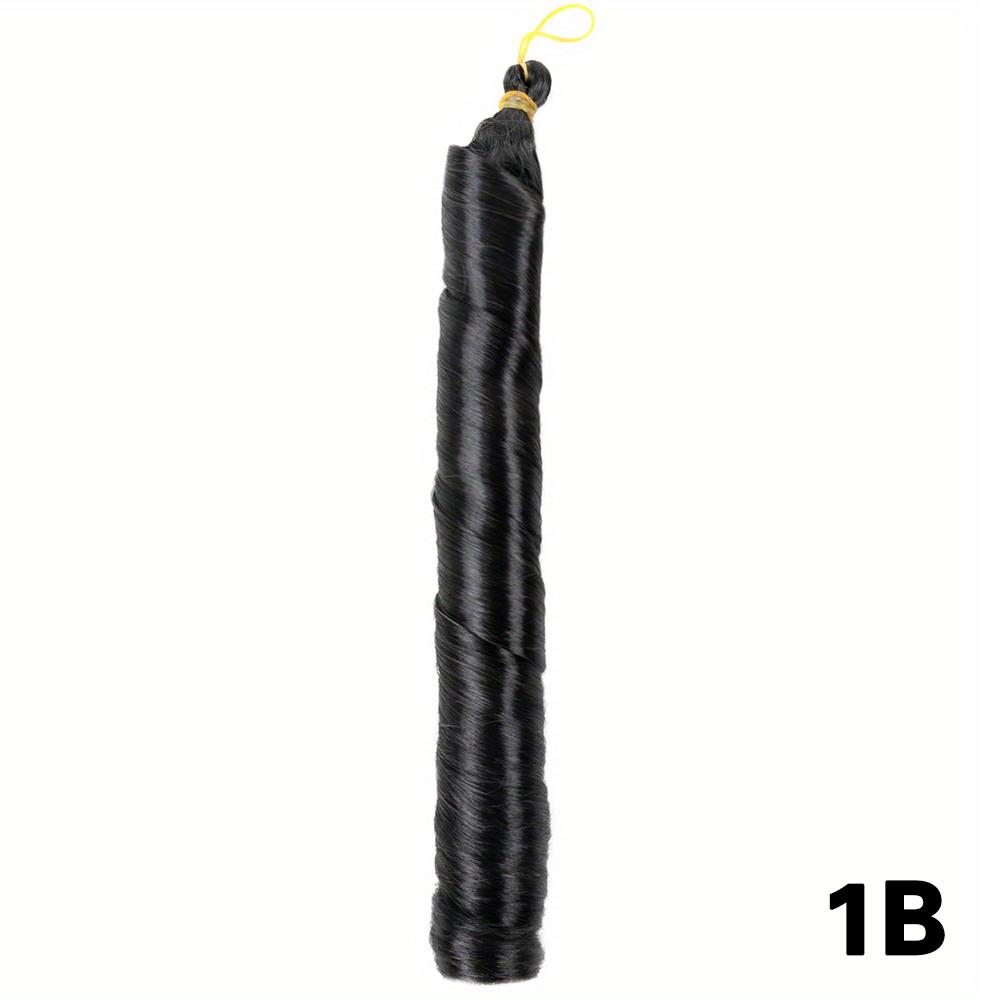 Synthetic Loose Braiding Hair Spiral Curls Crochet Hair Extensions Stretched French Curls Hair End Braids For Women