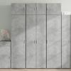 VidaXL Storage Cabinet Concrete Grey 70x42.5x225cm Engineered Wood, Bathroom Storage Cabinet, Unit of 3281325