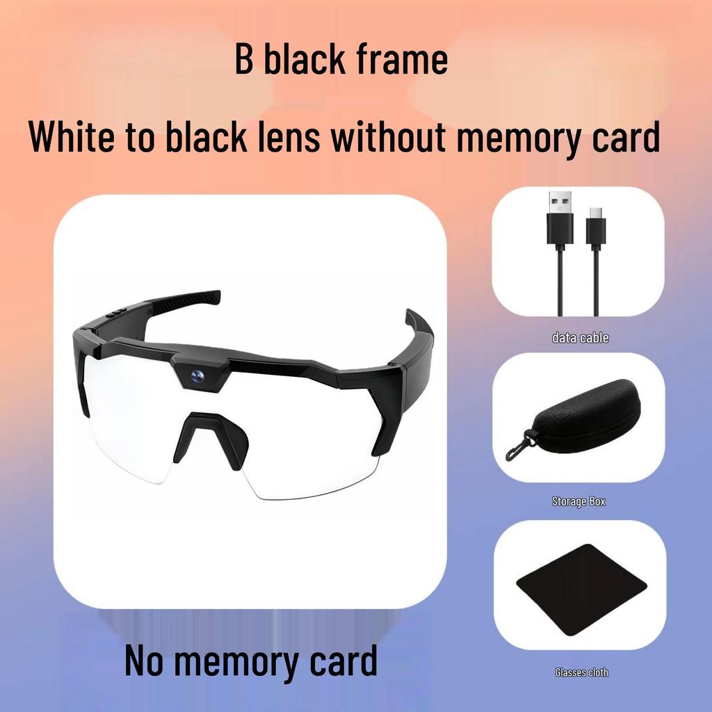 Cycling Smart Glasses with Built-In Camera for Outdoor Photo and Video Recording