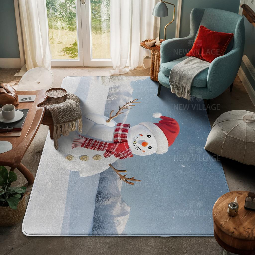 Koberec ke vchodu do domu Rohožka ke dveřím do domu Obývací pokoj Vana Koupelna Protiskluzové koberce s absorpcí vody vana Veselé Vánoce zima