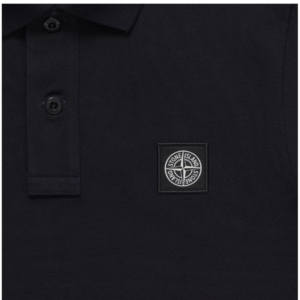Stone ISland 2Sc17 A0020  80152Sc17  Mini Waffen Logo Patch Polo Men S Short Sleeve Tee