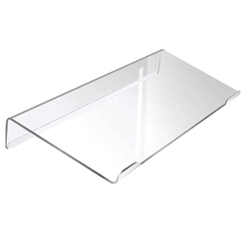 Acrylic Computer Keyboard Stand 78-Keys Keyboard Riser Lift Tray Non-Slip Transparent Desktop Keyboard Holder Office Supplies