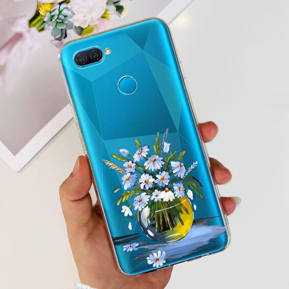 Case For Oppo A12 6.22" Cute Cartoon Dinosaur TPU Soft Silicone Clear Cover For Oppo A12 A 12 CPH2083 Phone Case Funda Bumper