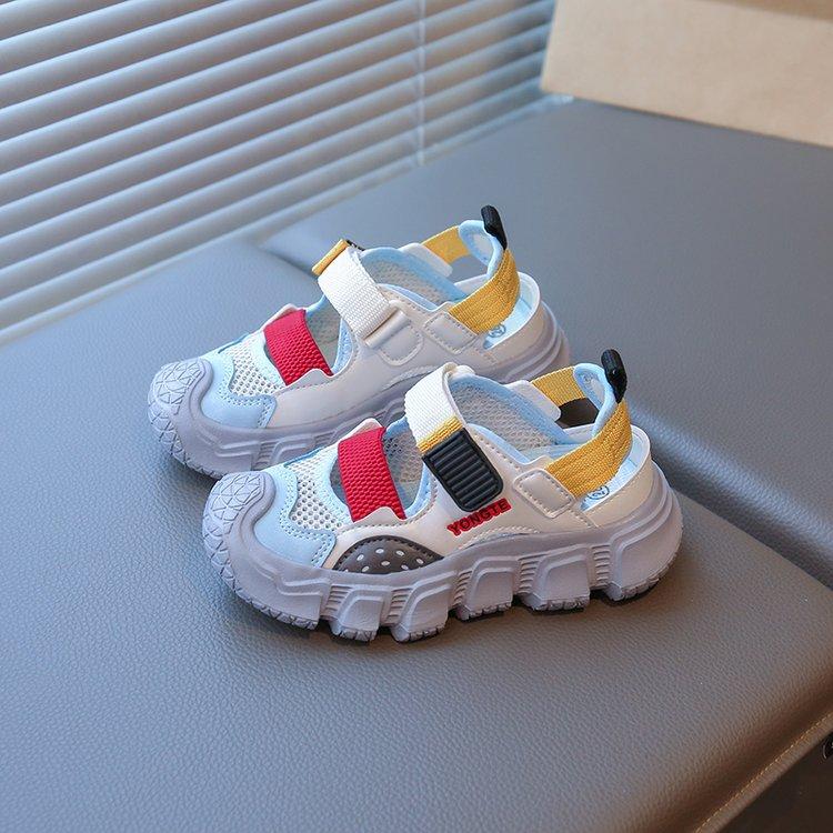 

Обувь для девочек, спортивная обувь, лето 2025 новая одинарная сетчатая перфорированная дышащая обувь для мальчиков, корейская версия легких кроссовок для бега 38 серый