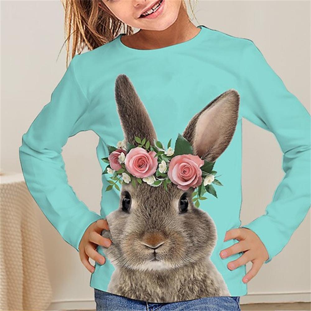 2024 Kids Clothes Cat Graphic T Shirts Fashion Baby T-Shirt Casual Kids Girl Tops Girls Clothes 2 to 8 Years Children's Clothing