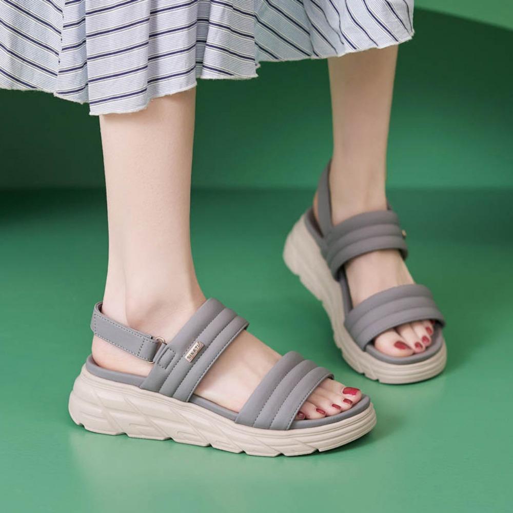 Sandals for Women 2026 Summer New Thick Soled Sandals Lightweight Non Slip Comfortable Casual Sports Women's Shoes Heels Womens