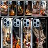 Retro Rock Music Electric Guitar Cases Phone Case For Iphone 17E 16E 17 Air 16 Pro Max 15 Pro 14 Plus 11 13 12 Mini Cover Cases
