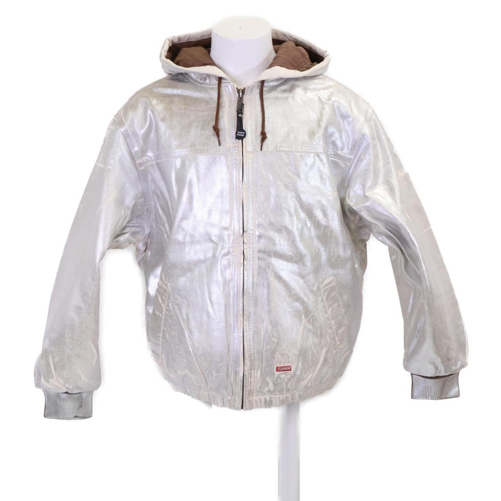 Supreme XMM6 [New/Domestically Authorized/24 Stainless Steel] Foil Hooded Work Jacket Jacket M SilverUsed