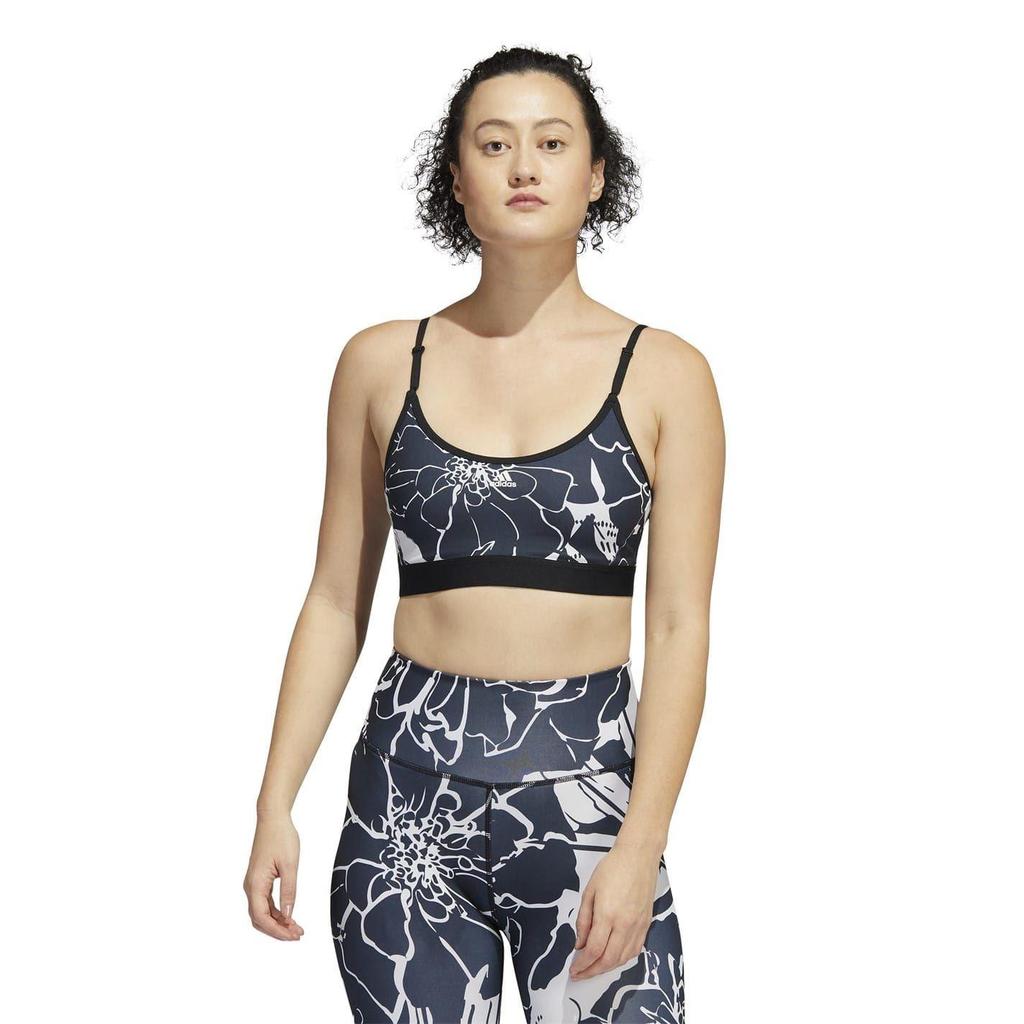 adidas Womens/Ladies Floral Low Impact Sports Bra