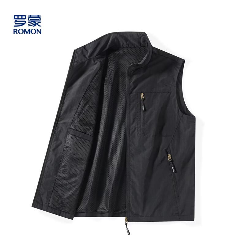 Luomeng Men s Workwear Multi-Pocket Vest 3XL