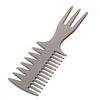Men Hairdressing Tool Comb Hair Straightening Curling Oil Hair Styling (Fork Comb)