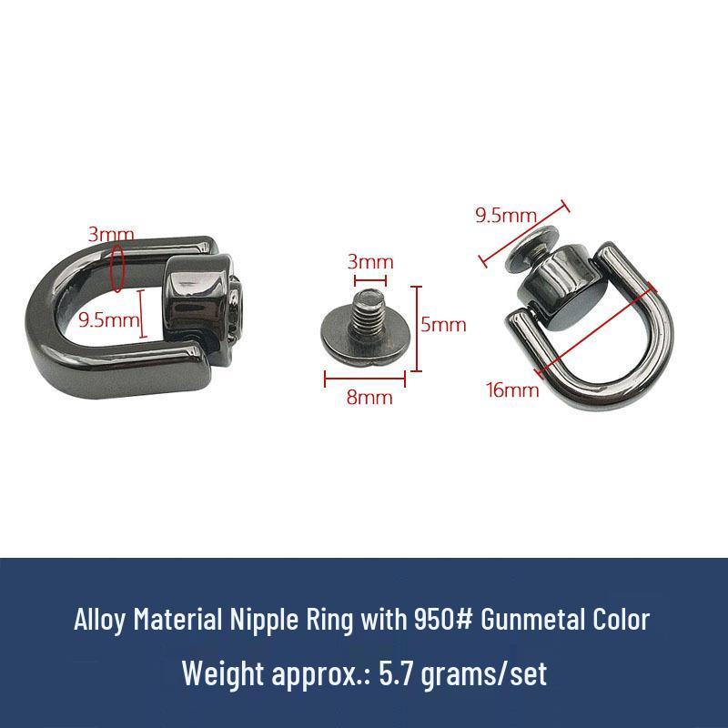 Taschen- und Gepäckzubehör: Ringe, Mönchskopf, Nippelstecker, DIY Lederschnallen, Schraubnieten