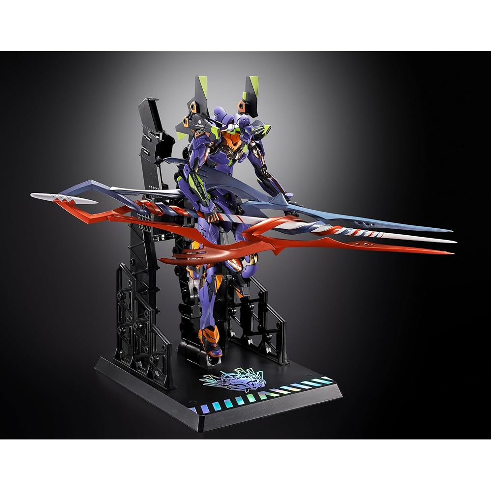 TAMASHII NATIONS Metal Build Evangelion Unit 01 30th with Spear of Gaius 220mm Action Figure ABS PVC Diecast