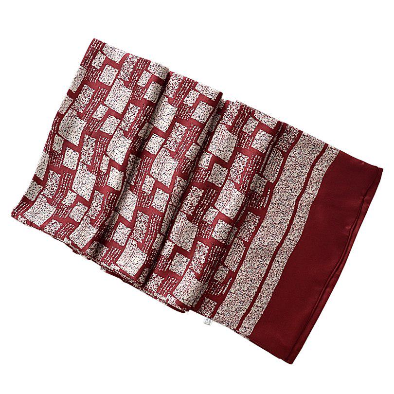 New Man100% Silk Scarf Printed New Style Brand Male Neck Scarves 160*26cm Man Scarf Cravat For Spring Autumn Winter Long Scarf