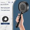 Black Warrior Pressurized 5-Speed Shower Head