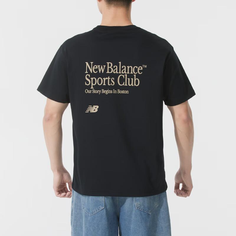 New Balance T Shirt Men's Black AMT52330-BK