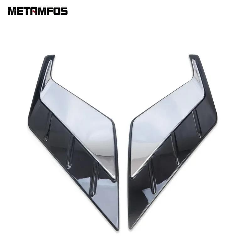 For Toyota Corolla Cross -  2024 2025 2026 Chrome Rear Fog Light Lamp Cover Trim Foglight Eyelid Eyebrow Accessories