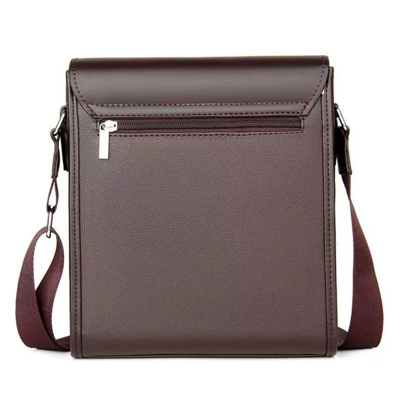 Sac bandoulière pour homme en cuir PU - Affaires Décontracté, Élégant, Polyvalent et Léger de Luxe pour le Voyage