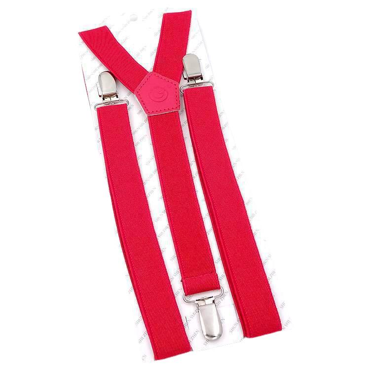 2.5cm Black Women's Suspenders - Versatile Elastic Y-Back with Three Clips, Korean Style