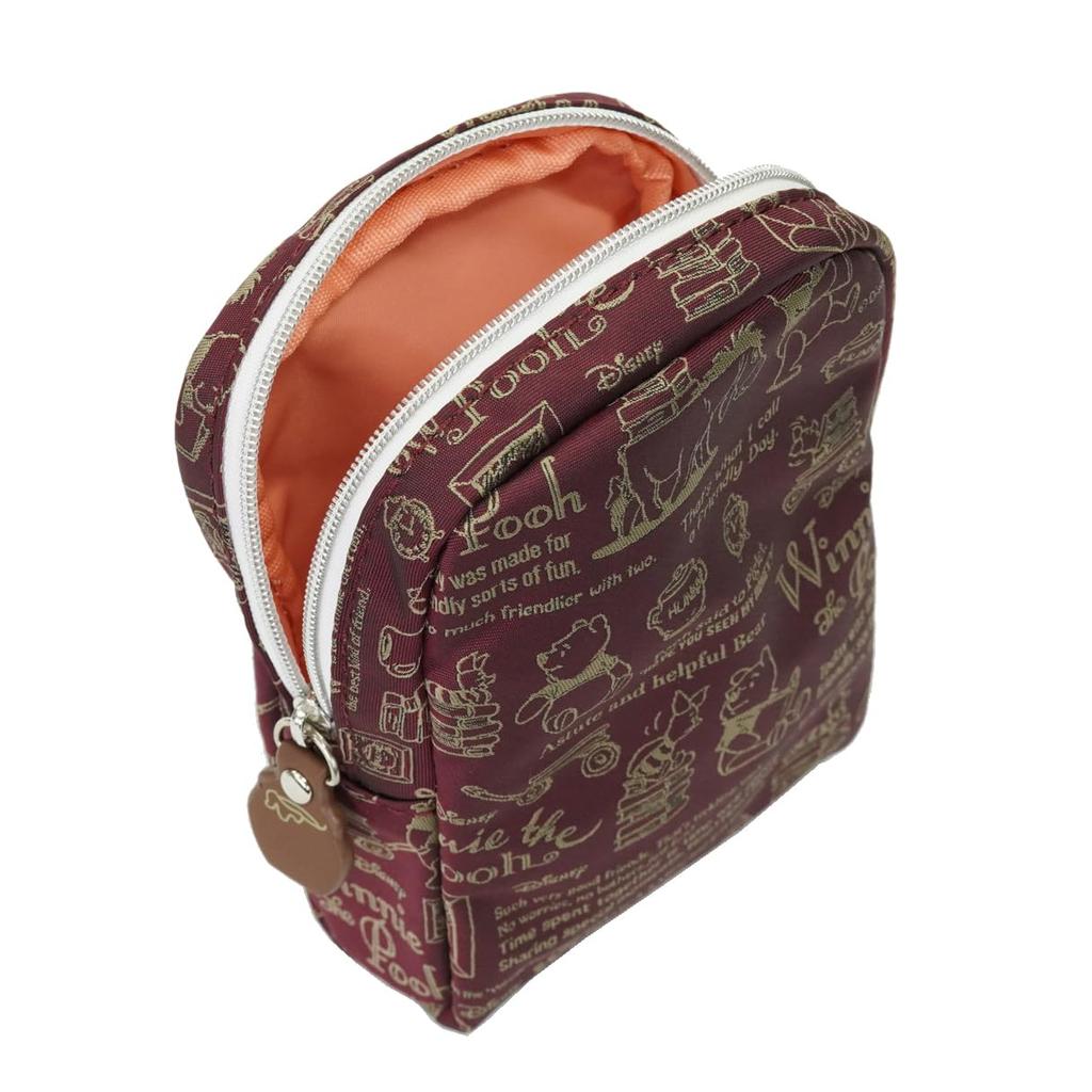 Disney Cosmetic Pouch the Pooh Calligraphy (Winnie Pattern)