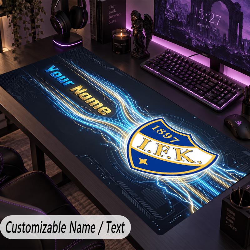 Large Mouse Padifk Göteborg Custom Name Text Personalized Desk Mat Non Slip Gaming Pad
