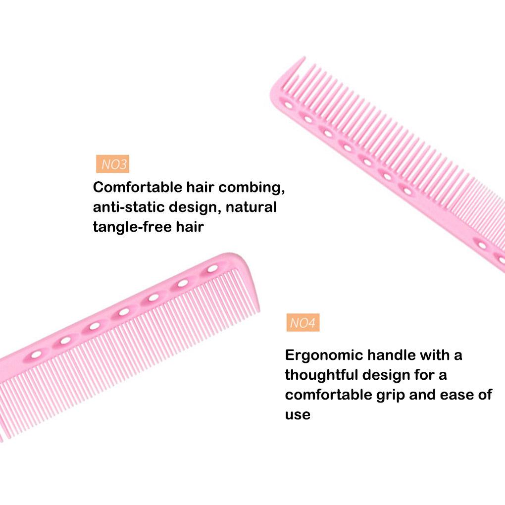 Men Hair-styling Comb Hairdressing Grooming Hair-cutting Combs Fine Wide Tooth Hairbrush Hairdresser Home Salon