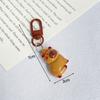 1-10pcs Capybara Keychains Bag Phone Pendant Kapibala Animal Hanging Pendants Men Women Cute Keyring Party Guest Jewelry Gift