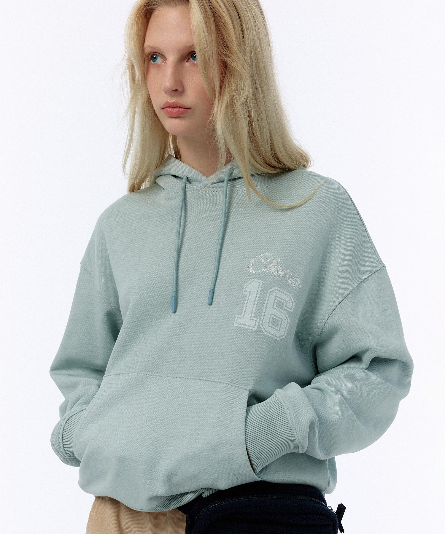 Clove [24Fw Clove] Lettering Hoody (Mint) Mint/M