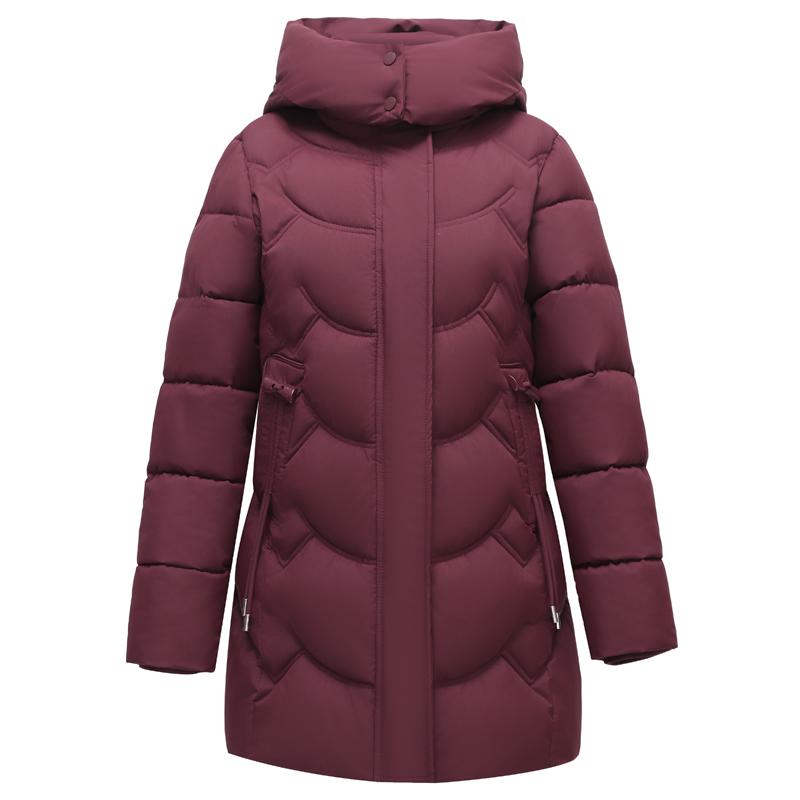 Paltoane de iarnă pentru femei cu glugă, casual, groase, călduroase, căptușite cu lână, parka lungă, jachete pentru femei