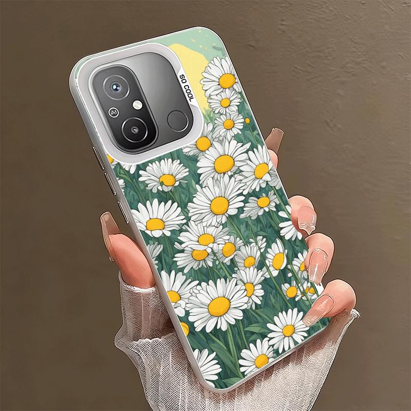 

Daisy Flowers Aesthetics Soft Phone Case for Xiaomi Redmi 15C 15 14C 13C 12C Poco X5 X6 X7 Pro X3 F8 F7 Ultra M8 13 12 Cover Bac Xiaomi Poco X6 Pro