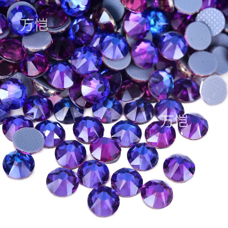 Eight Big And Eight Small Imitation Austrian Glass Hot Glue Bottom Hot Diamond Rhinestone Diy Clothing Accessories