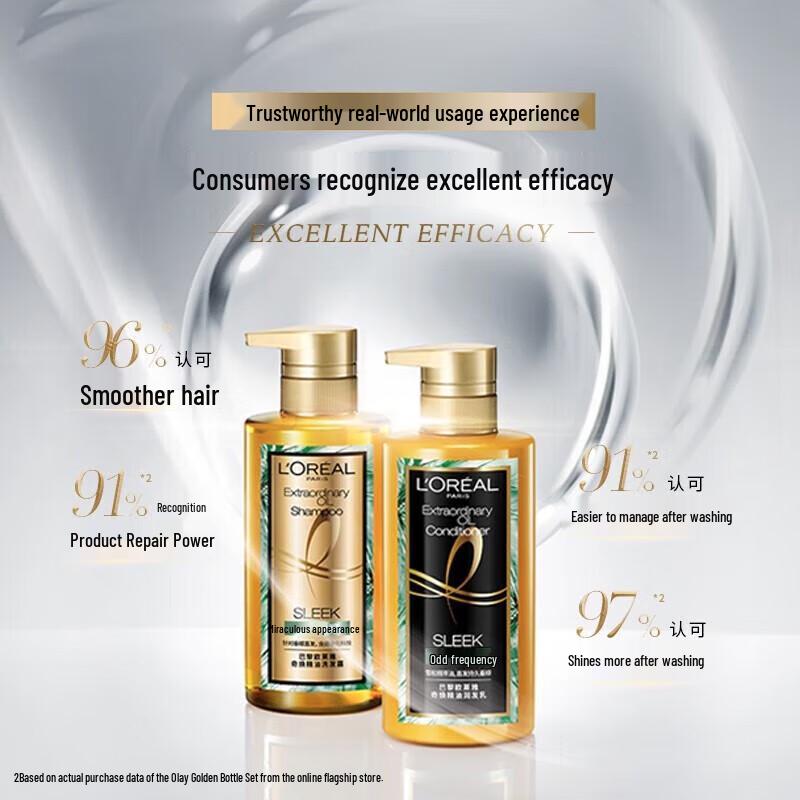 L'Oréal Paris Extraordinary Oil & Hyaluronic Acid Conditioner Set