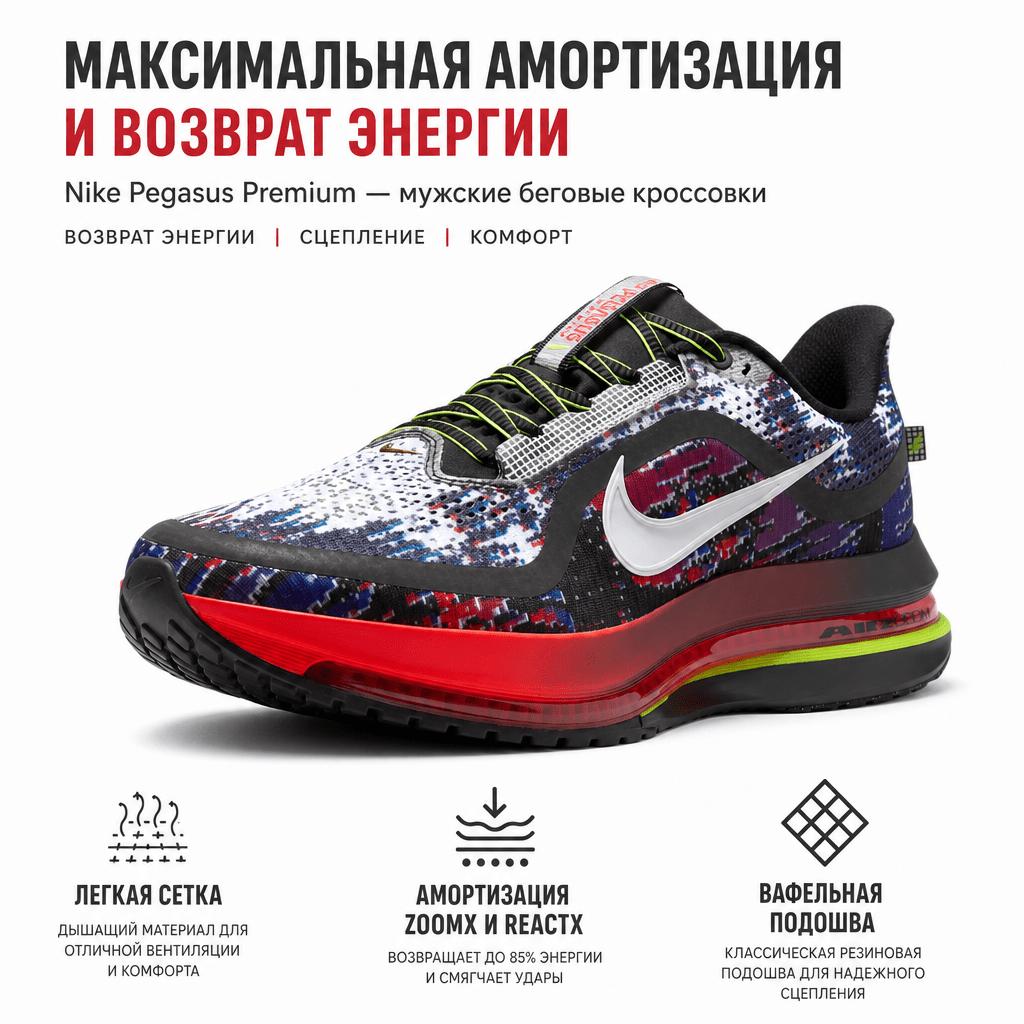 Nike Pegasus Premium Multi-Pixel Herren Sneaker Mehrfarbig Volt Metallic-Gold IM6778-902
