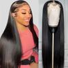 Front Lace Wig, Women's Wig Long Small Lace Medium Black Chemical Fiber High Temperature Silk Long Fake Headgear