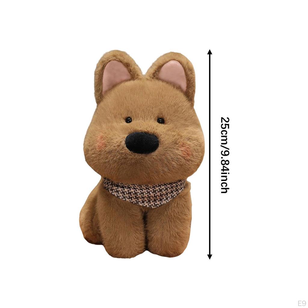 Dog Accompanied By Adorable Doll Realistic Simulation with Careful Finish And Comfortable Suitable