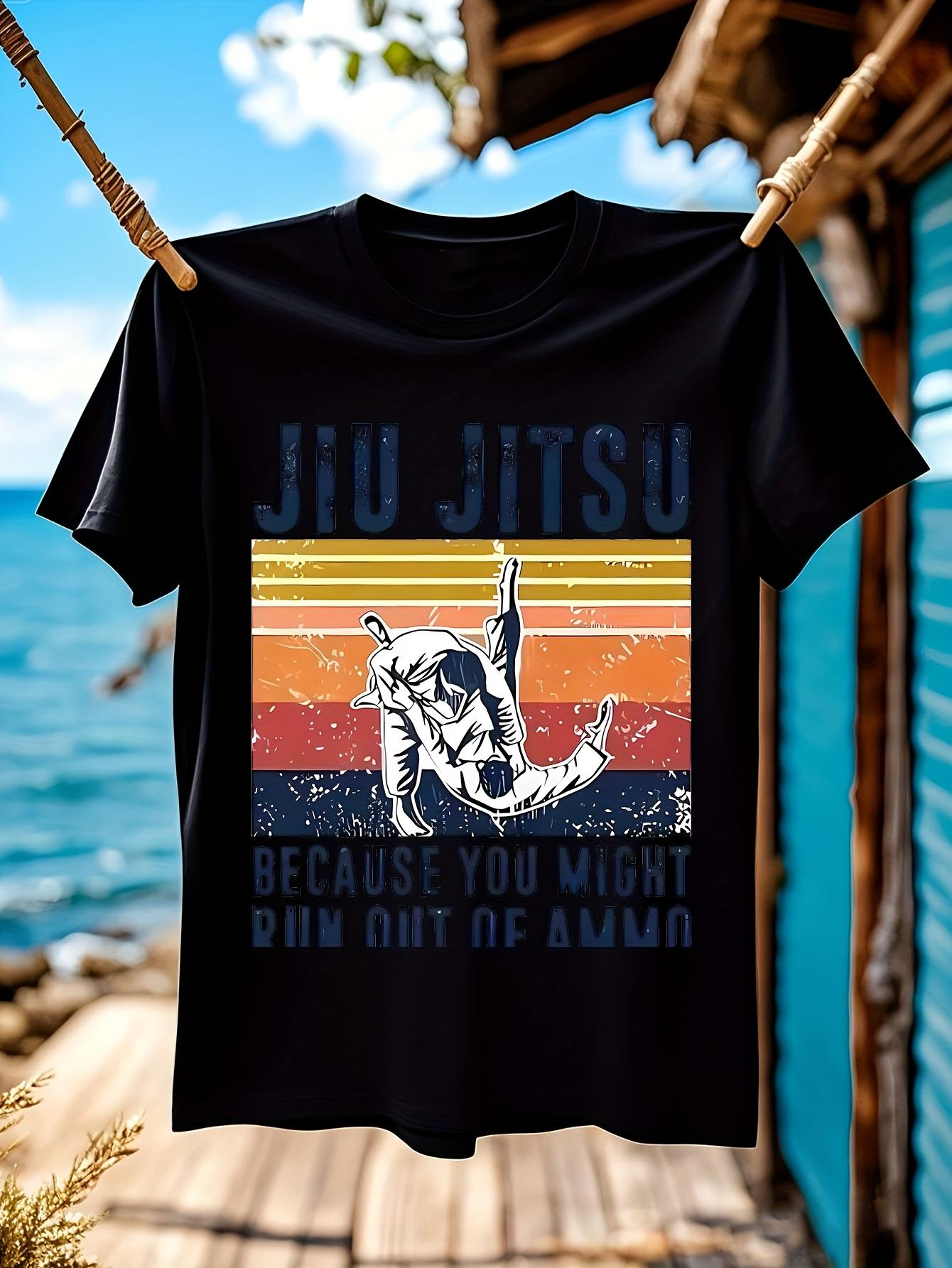 Jiu Jitsu Martial Arts Graphic Tshirt Graphic Tshirt - Wh... XL