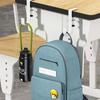 1/2Pcs Home Office Desk Edge Hook Student Bag Bag Storage Hook Durable Hanging Hook  Bag Backpack