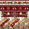 Christmas Tablerunner Merry Christmas Decoration For Home Tablecloth Kitchen Xmas 2025 Navidad Kerst Natal Happy New Year 2025