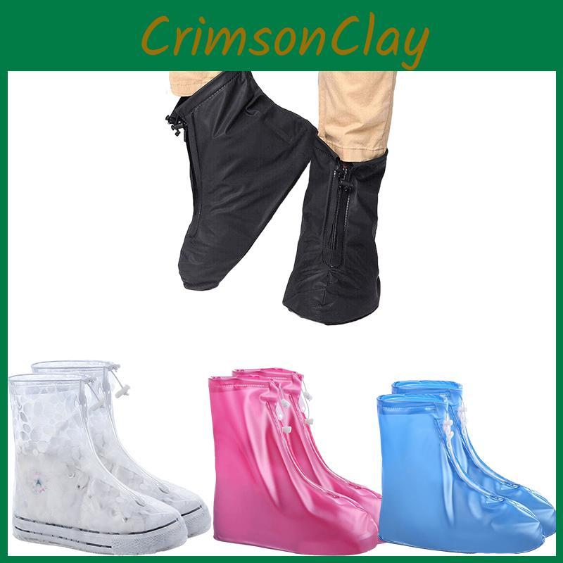 Foldable Galoshes Waterproof Shoe Covers Notslip Raining Shoes Camping Cover